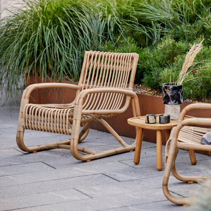 Curve Outdoor Lounge Chair by Cane-line